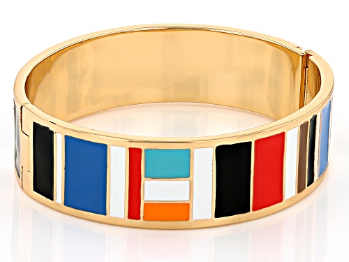 Pre-Owned Paula Deen Jewelry™ Gold Tone Enamel Bracelet