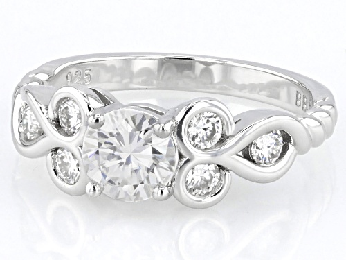 Pre-Owned MOISSANITE FIRE® 1.16CTW DEW ROUND BRILLIANT PLATINEVE® RING - Size 8