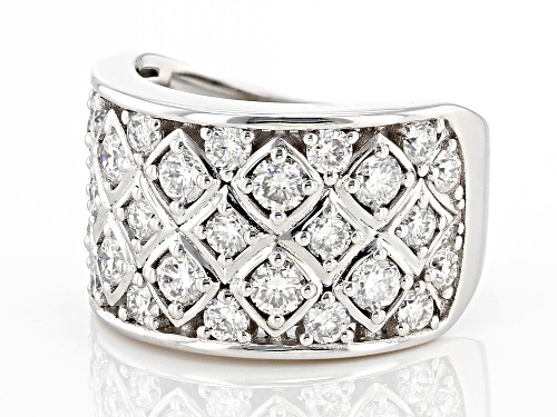 Pre-Owned MOISSANITE FIRE® 2.32CTW DEW ROUND BRILLIANT PLATINEVE® RING - Size 6
