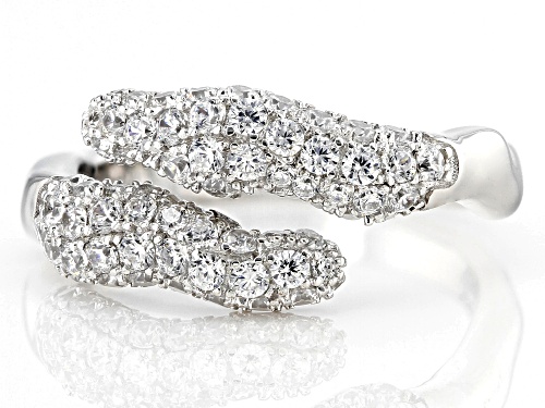 Pre-Owned Vanna K™ For Bella Luce® 2.37ctw White Diamond Simulant Platineve® Ring(1.43ctw DEW) - Size 5