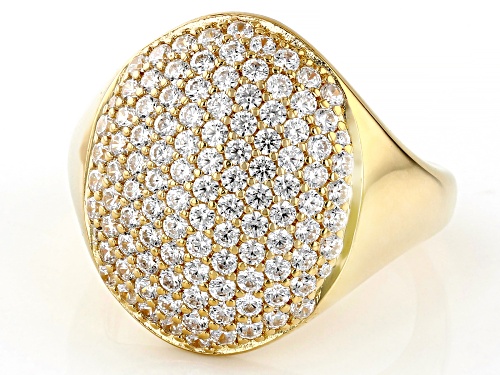 Pre-Owned Bella Luce® Italia 1.52ctw White Diamond Simulant Eterno™ Yellow Ring(0.92ctw DEW) - Size 5