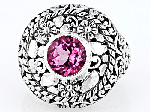 Pre-Owned Artisan Collection of Bali™ 2.00ct Pink Azotic Topaz Sterling Silver Ring - Size 9