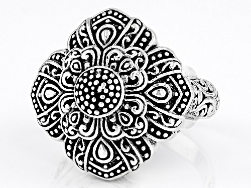 Pre-Owned Artisan Collection of Bali™ Sterling Silver Filigree Statement Ring - Size 7