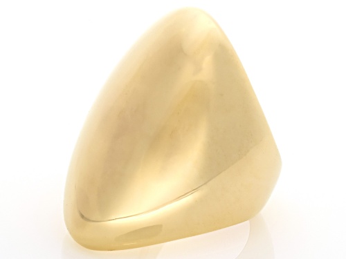 Pre-Owned Moda Al Massimo™ 18K Yellow Gold Over Bronze Dome Ring - Size 11