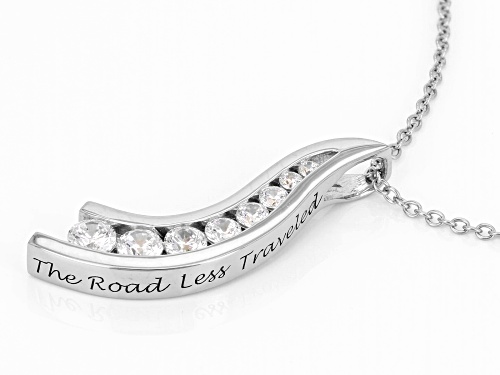 Pre-Owned Lisa Mason For Bella Luce® Diamond Simulant Platinum Over Silver 