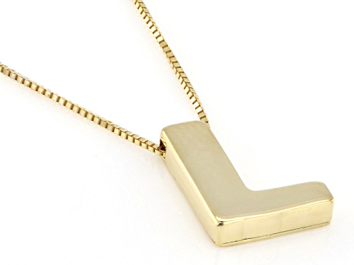 Pre-Owned 10k Yellow Gold Block Letter 