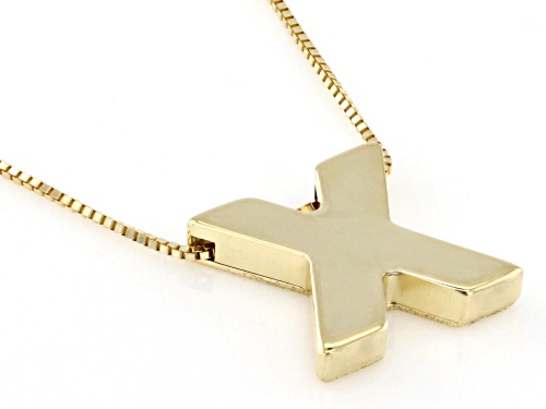 Pre-Owned 10k Yellow Gold Block Letter 