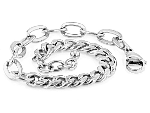 Pre-Owned Sophisticated Steel® Stainless Steel Multi-Link Bracelet - Size 7.25