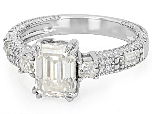 Pre-Owned MOISSANITE FIRE® 2.21CTW DEW PLATINEVE® RING - Size 8