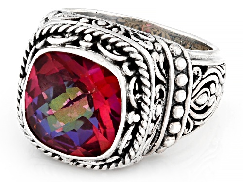 Pre-Owned Artisan Collection of Bali™ 5.40ct Pink Azotic Quartz Sterling Silver Solitaire Ring - Size 6