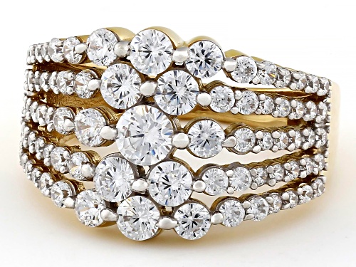 Pre-Owned Bella Luce® 3.00ctw White Diamond Simulant Eterno™ Yellow Ring - Size 5