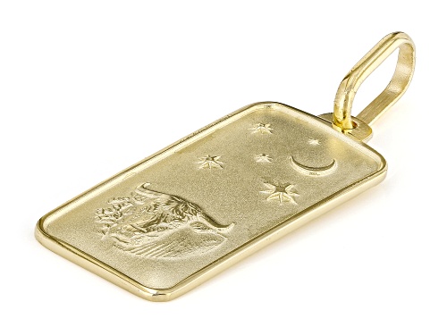 Pre-Owned Stefano Oro® 14k Yellow Gold Taurus Zodiac Pendant