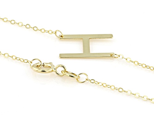 Pre-Owned Stefano Oro® 14k Yellow Gold Initial 