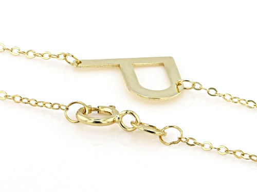 Pre-Owned Stefano Oro® 14k Yellow Gold Initial 