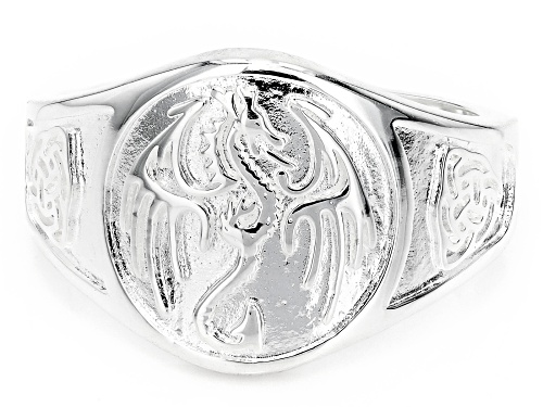 Pre-Owned Artisan Collection of Ireland™ Silver Tone Phoenix Rising Motif Ring - Size 9
