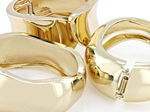 Pre-Owned Off Park® Collection, Gold Tone Bangle Bracelet Set of 3