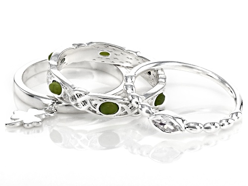 Pre-Owned Artisan Collection of Ireland™ Connemara Marble Silver Tone 