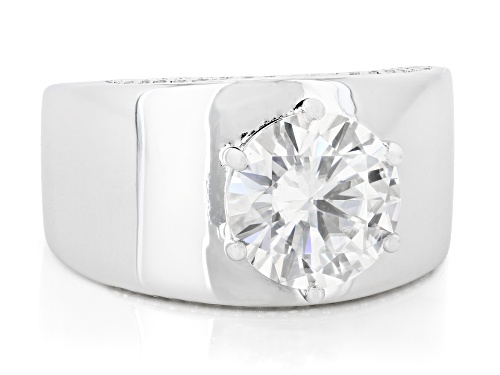Pre-Owned MOISSANITE FIRE® 2.95CTW DEW ROUND BRILLIANT PLATINEVE® RING - Size 7