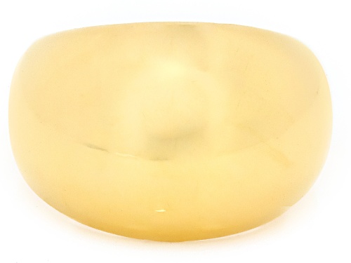 Pre-Owned Moda Al Massimo® 18k Yellow Gold Over Bronze High Polish Dome Ring. Made in Italy. - Size 8