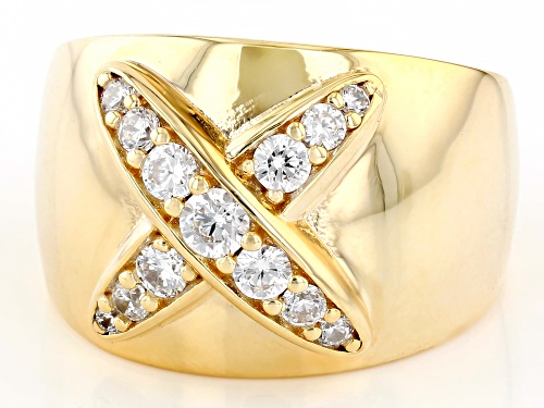 Pre-Owned Bella Luce® Italia 0.53ctw White Diamond Simulant Eterno™ Yellow Ring(0.32ctw DEW) - Size 6