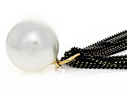 Pre-Owned Paula Deen Jewelry™ Pearl Simulant Gold Tone Multi-Strand Necklace