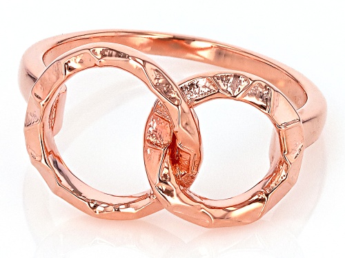 Pre-Owned Timna Jewelry Collection™ Copper Interlocking Rings Ring - Size 7