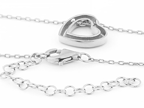 Pre-Owned Sterling Silver Heart Necklace
