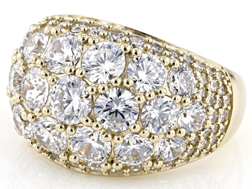 Pre-Owned Bella Luce® 10.45ctw White Diamond Simulant Eterno™ Yellow Ring(6.33ctw DEW) - Size 6