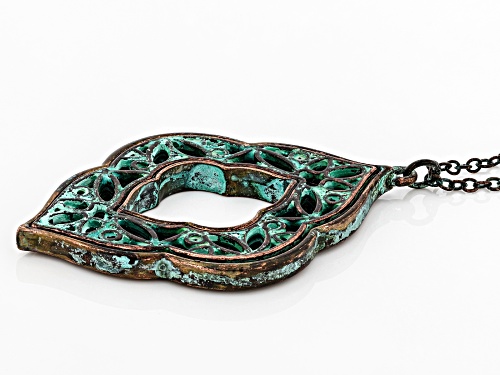 Paula Deen Jewelry™ Patina Quatrefoil Design Necklace - Size 32
