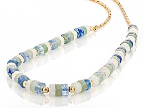 Paula Deen Jewelry™ Gold Tone Resin & Bead Necklace