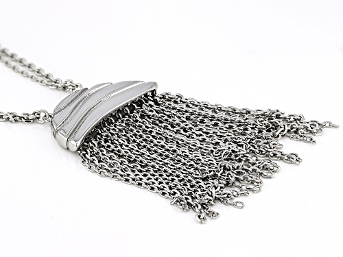 Paula Deen Jewelry™ Silver Tone Tassel Necklace
