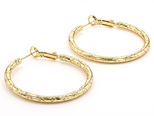 Pre-Owned Off Park® Collection, Gold Tone Set of 3 Hoop Earrings