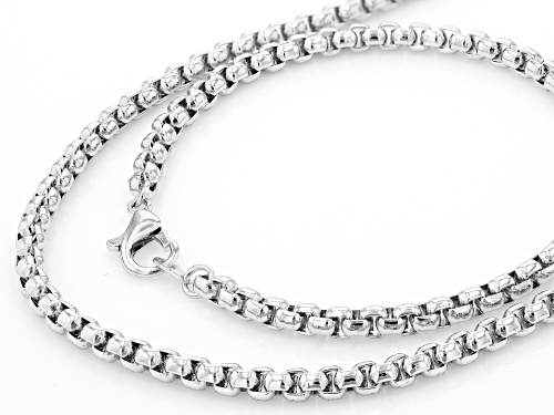 Pre-Owned Off Park ® Collection, Silver Tone 7 Necklaces and 7 Bracelets Jewelry Roll Chain Set