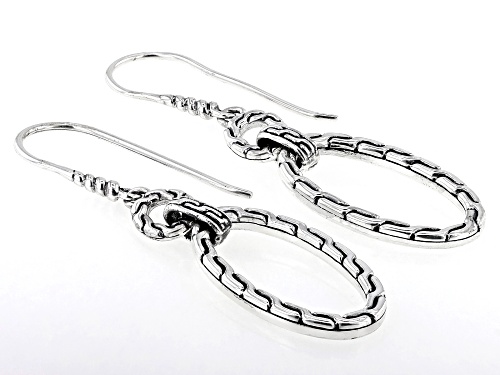 Pre-Owned Artisan Collection of Bali™ Sterling Silver Open Design Dangle Earrings