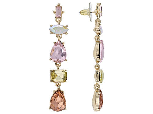 Pre-Owned Off Park® Collection, Multi-Color Crystal Gold Tone Necklace & Earring Set