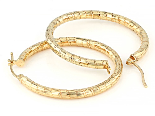 Pre-Owned 18k Yellow Gold Over Sterling Silver 1.25