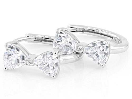Pre-Owned Lisa Mason For Bella Luce® 2.91ctw White Diamond Simulant Platinum Over Silver Perfect Cut