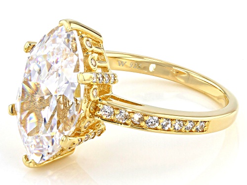 Pre-Owned Charles Winston For Bella Luce® 9.99ctw White Diamond Simulant Eterno™ Yellow Ring (6.32ct - Size 6