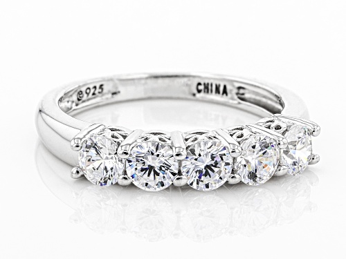 Pre-Owned Bella Luce Luxe™ 1.32ctw Featuring White Zirconia From Swarovksi® Platinum Over Sterling S - Size 7