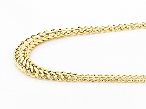 Pre-Owned 10K Yellow Gold 9.23MM-5.0MM Graduated Double Curb Chain 20 Inch Necklace - Size 20