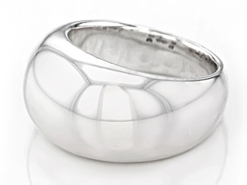 Pre-Owned Sterling Silver Polished Graduated Dome Ring - Size 7