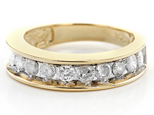 Pre-Owned 1.00ctw Round White Diamond 14K Yellow Gold Band Ring - Size 5