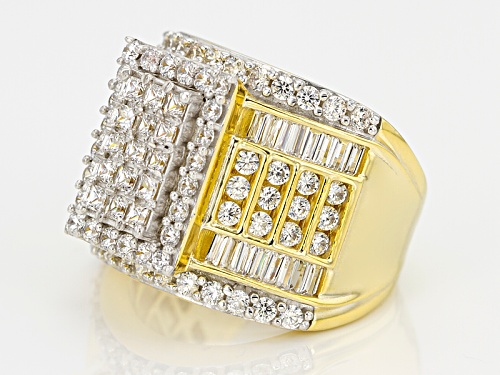 Pre-Owned Bella Luce ® 5.30ctw Diamond Simulant Eterno ™ Yellow Ring (4.25ctw Dew) - Size 5