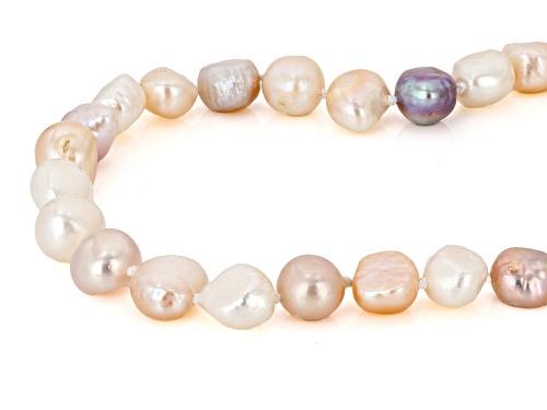 7.5mm Multi-Color Cultured Freshwater Pearl 32 Inch Endless Strand Necklace - Size 32