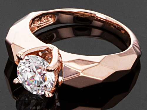 Bella Luce ® 2.17ct White Diamond Simulant Eterno ™ Rose Ring (1.28ctw Dew) - Size 8