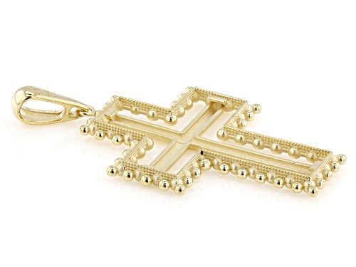 Stefano Oro® 14k Yellow Gold Royal Cross Pendant