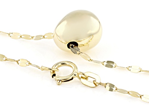 Stefano Oro® 14k Yellow Gold Pepita Necklace - Size 18