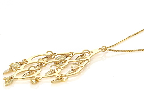 Stefano Oro® 14k Yellow Gold Sun Chandelier 18