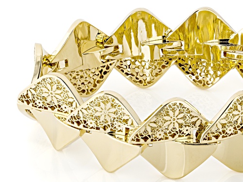 Stefano Oro® 14k Yellow Gold Dune Ricami Bracelet - Size 8