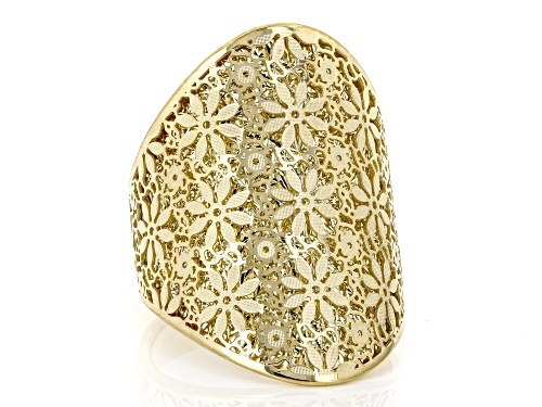 Stefano Oro® 14k Yellow Gold Power Ricami Ring - Size 7